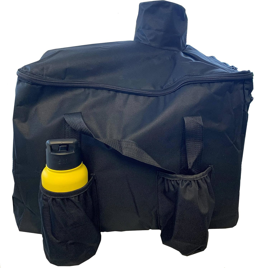 Mont Alpi MAPZ-SS Black Portable Outdoor Pizza Oven Waterproof Carry Bag Cover and Wine Holder - POCB