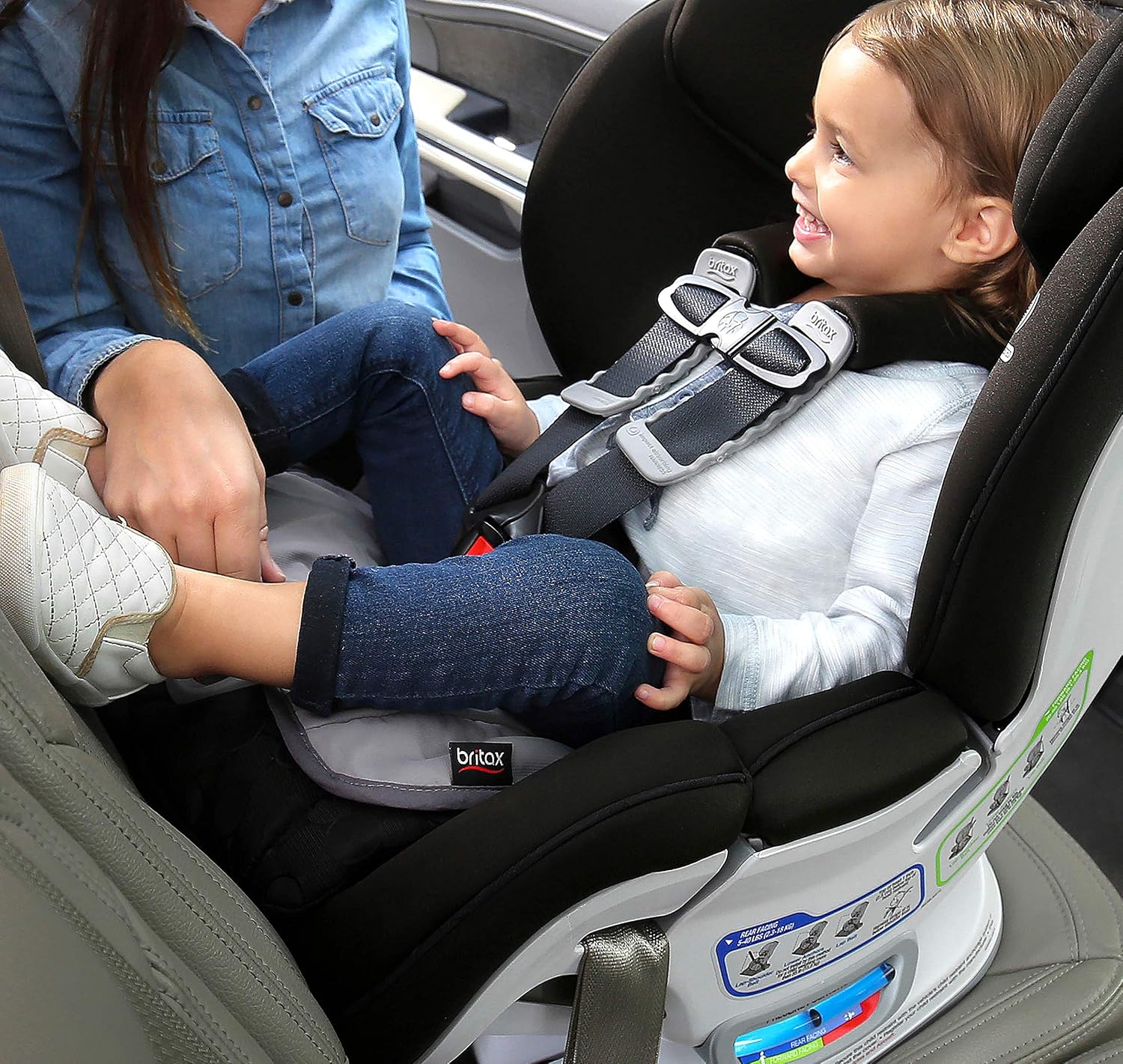 Britax Car Seat Waterproof Liner - Moisture Wicking Fabric No Slip Grip Machine Washable Crash Tested (Pack of 6)