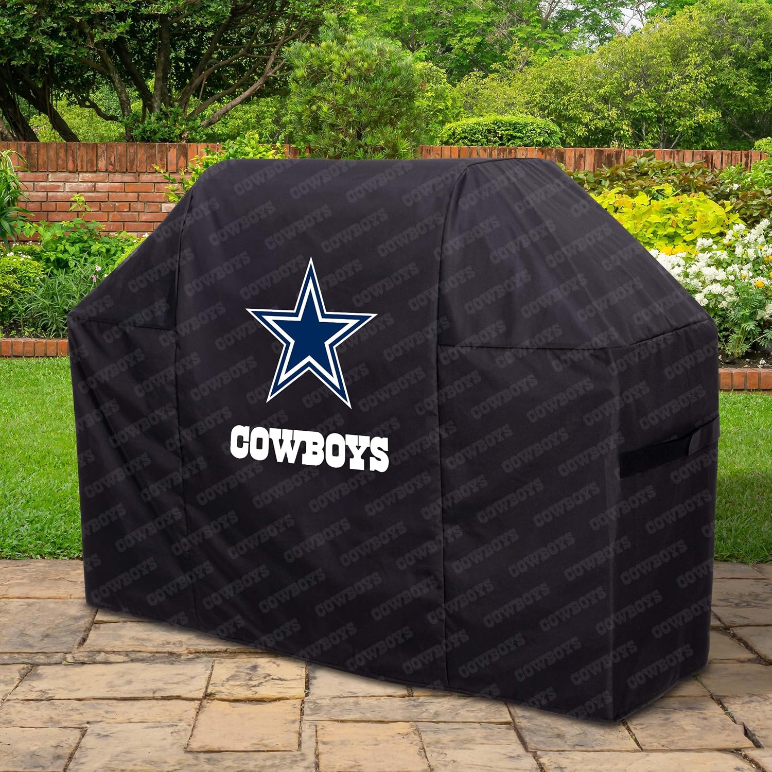YouTheFan NFL Heavy Duty Waterproof Grill Cover – UV Resistant, Durable Polyester BBQ Cover, Weatherproof Protection for Outdoor Gas or Charcoal Grills, for Grills up to 5' Wide