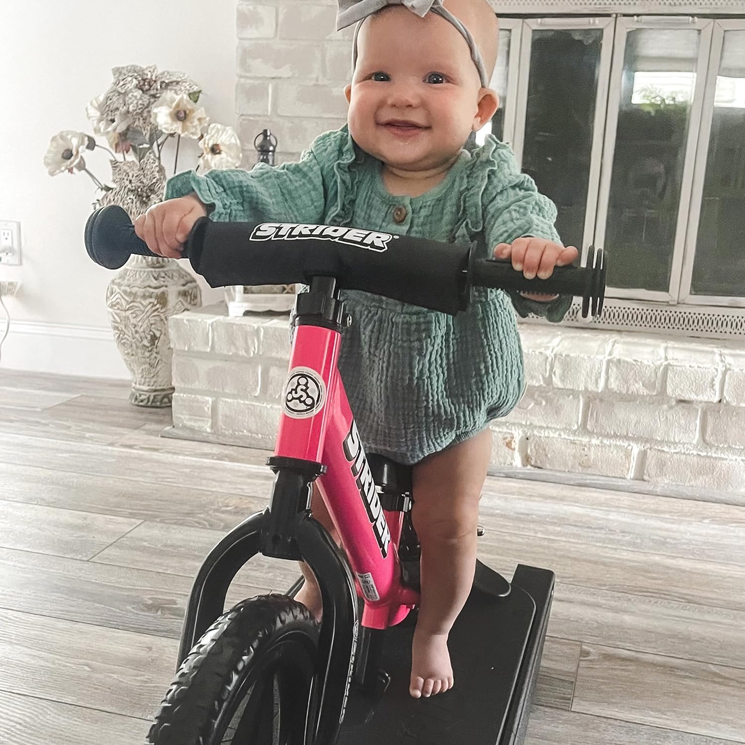 Strider Sport 2-in-1 Rocking Bike - Helps Teach Baby How to Ride a Balance Bicycle - for Kids 6 Months to 4 Years - Easy Assembly & Adjustments