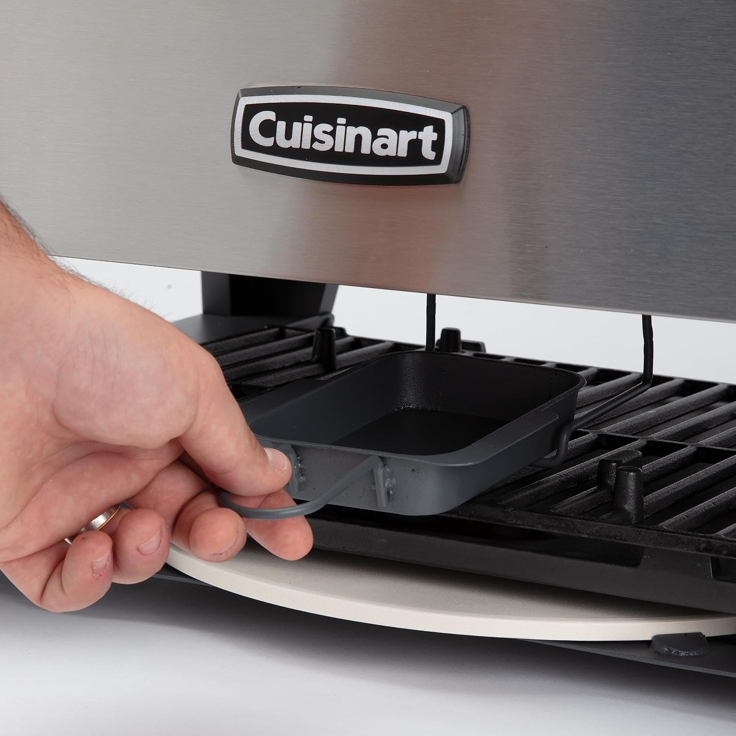 Cuisinart Portable 3-in-1 Grill, Griddle, and Pizza Oven, Perfect for BBQs