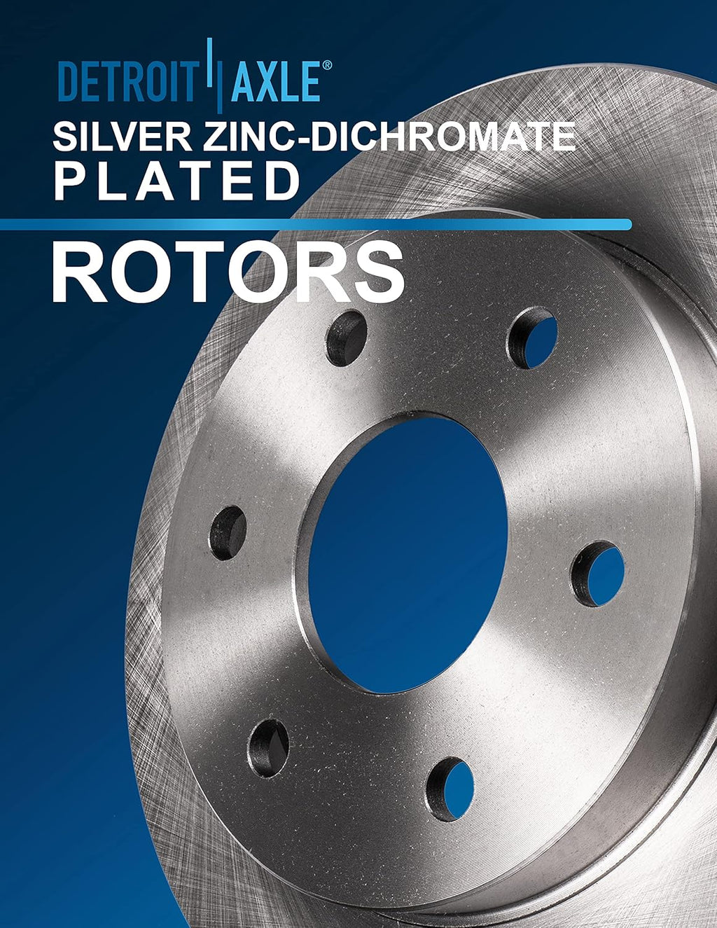 Detroit Axle - Brake Kit for 07-09 Ford Expedition Lincoln Navigator Disc Brake Rotors 2007 2008 2009 Ceramic Brakes Pads, Front & Rear Replacement Brakes and Rotors