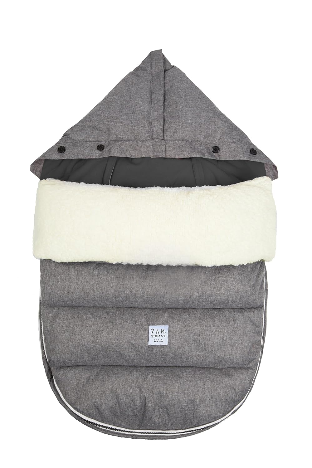 7 A.M. 7AM Enfant Universal Stroller Footmuff - Water Repellent Winter Bunting Bag for Strollers & Car Seats, Soft Micro-Fleece & Plush Lined Stroller Footmuff for Baby Boy & Girl | LambPOD
