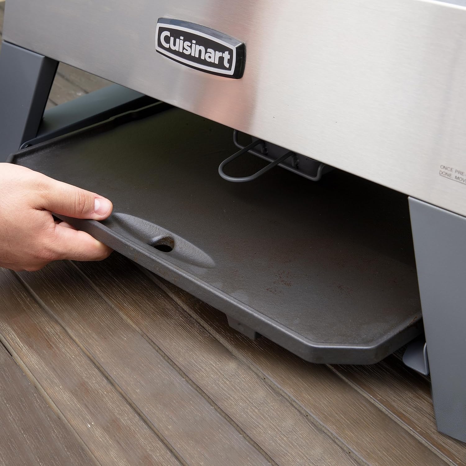 Cuisinart Portable 3-in-1 Grill, Griddle, and Pizza Oven, Perfect for BBQs
