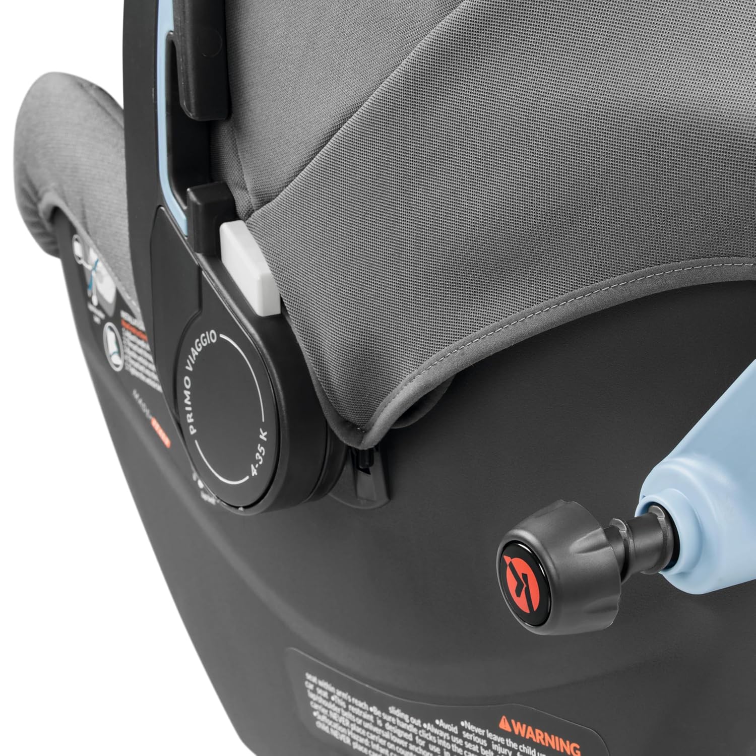 Peg Perego Primo Viaggio - Rear Facing Infant Car Seat - for Babies 4 to 30 lbs - Made in Italy - Mercury (Grey)